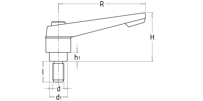 可調(diào)位緊定手柄