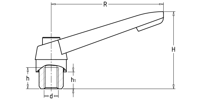 可調(diào)位緊定手柄