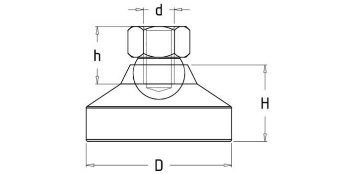 萬向調節(jié)支撐腳