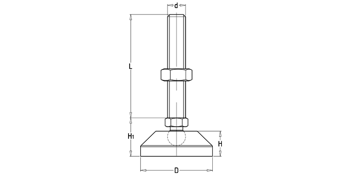 不銹鋼萬(wàn)向調(diào)節(jié)支撐腳
